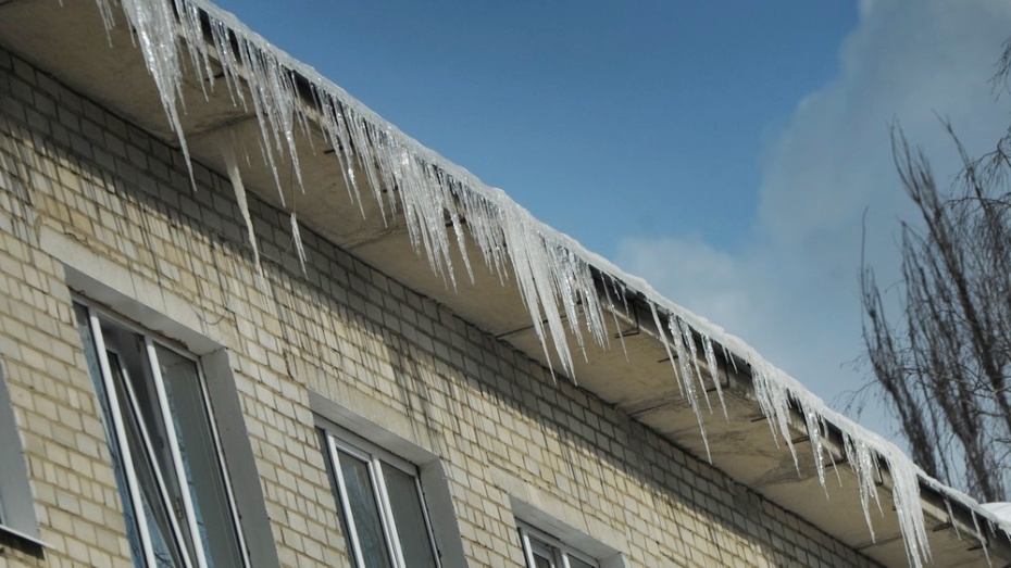 Муниципалитеты Воронежской области должны разработать планы по очистке скатных крыш от снега и наледи